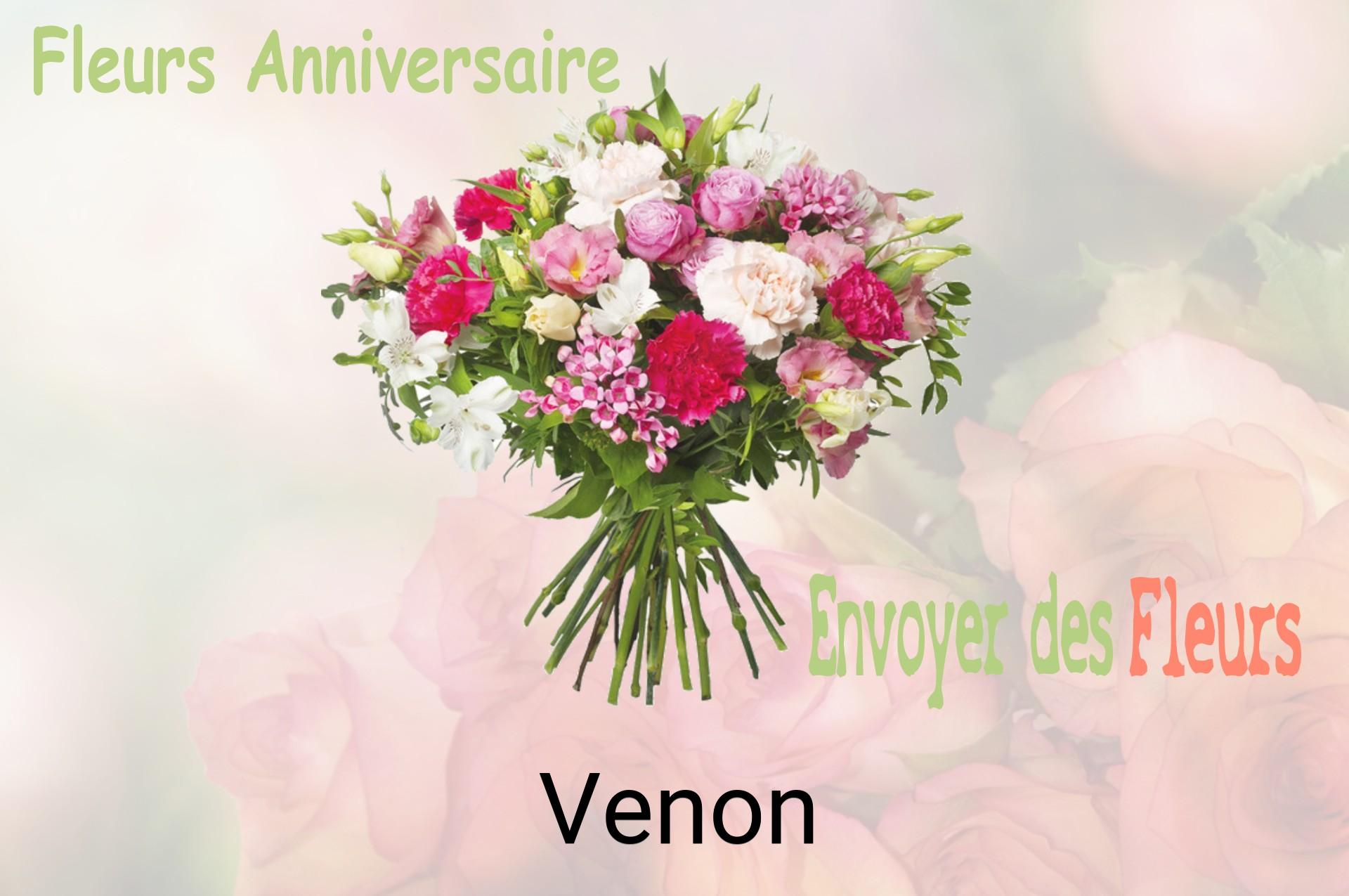 Bouquet de fleurs d’anniversaire livré à Venon